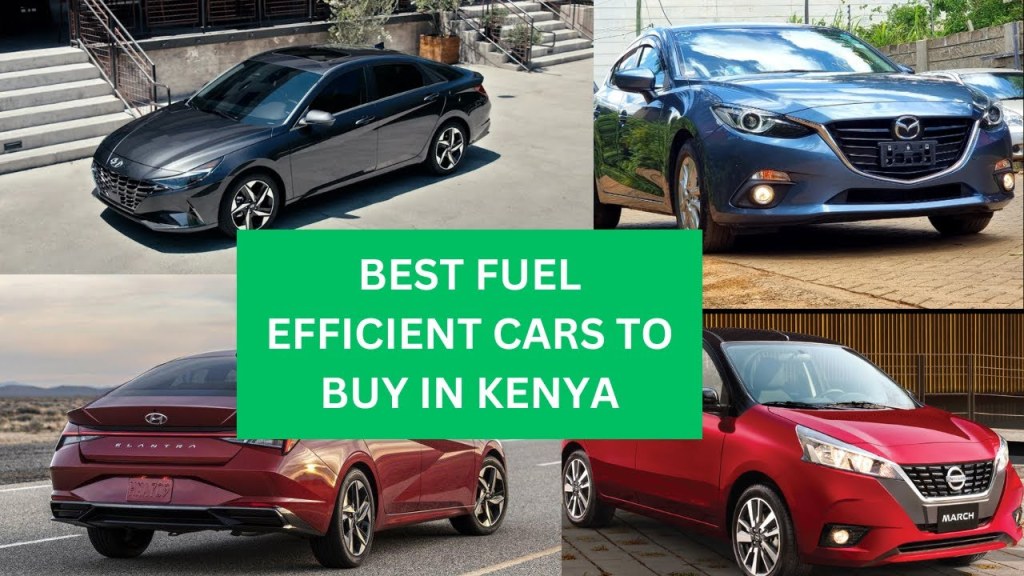 Picture of: Low fuel consumption cars to buy in Kenya – MOVE IT