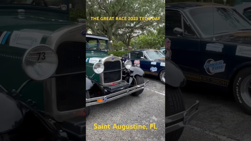 Picture of: The Great Race , Glimpses of Automotive Marvels: Tech Day in Saint  Augustine #shorts